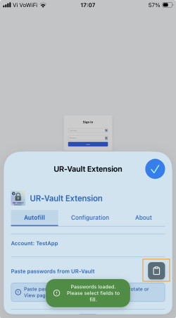 Paste Passwords