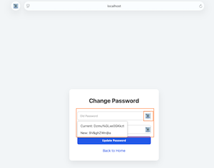 Enter Old Password